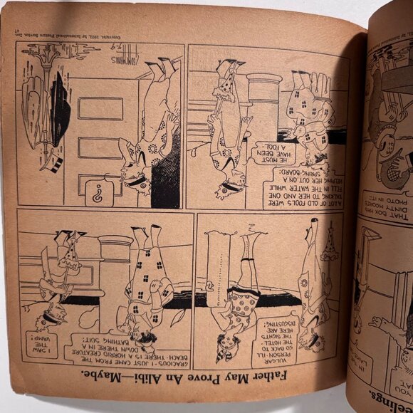 Bringing Up Father Geo McManus 4th Series Comic Book 1921 Humor Satire Antique - Picture 12 of 13